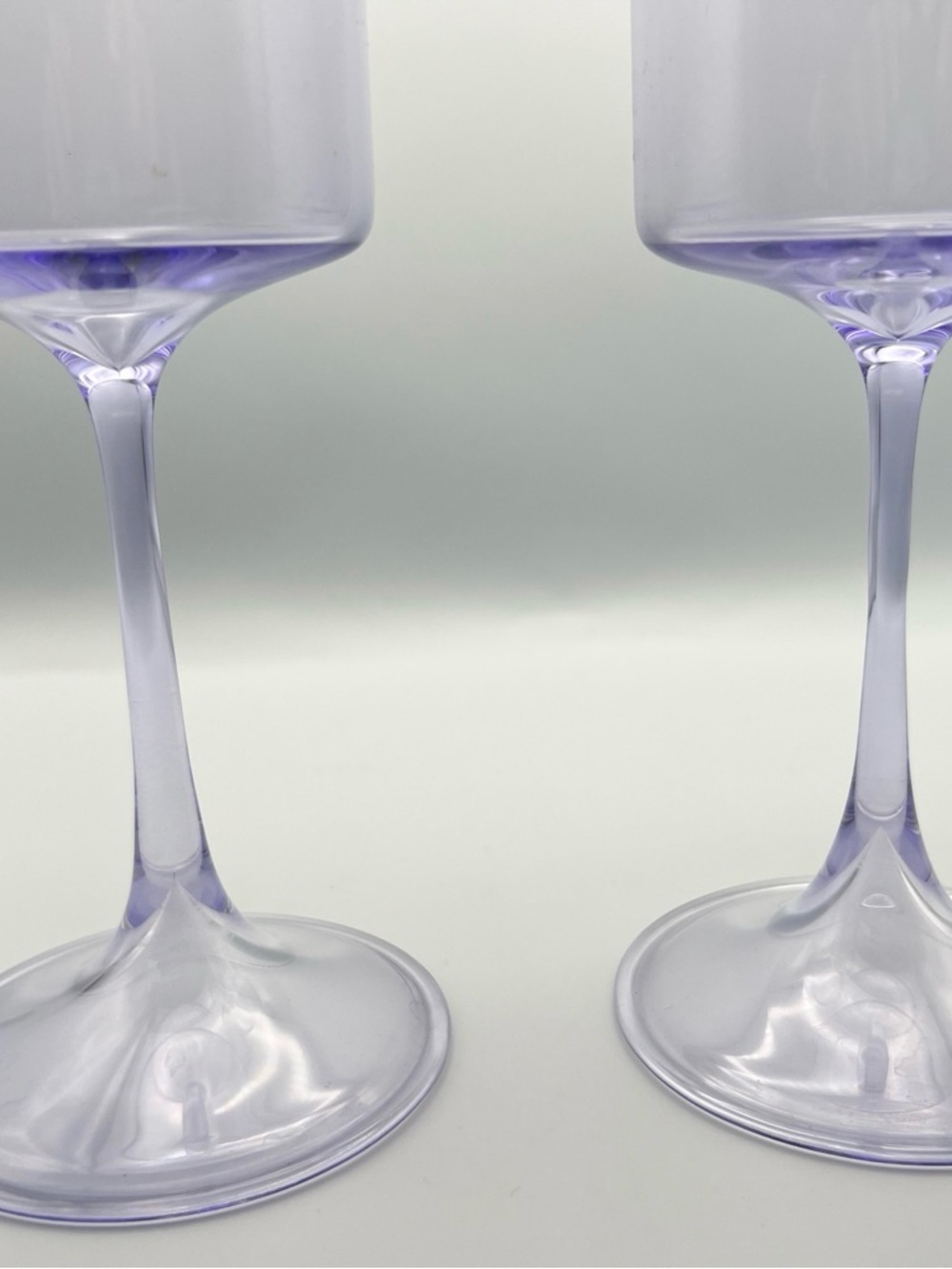 Anthropologie Morgan Wine Glasses, Set of 2 Purple Violet - Picture 8 of 14